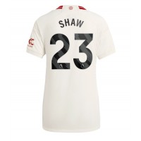 Echipament fotbal Manchester United Luke Shaw #23 Tricou Treilea 2023-24 pentru femei maneca scurta